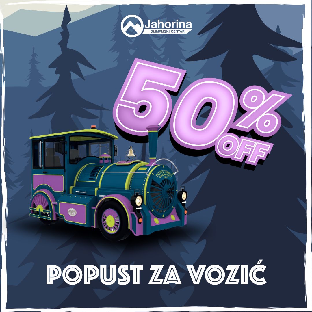 Popust od 50% na vožnju Turističkim vozićem