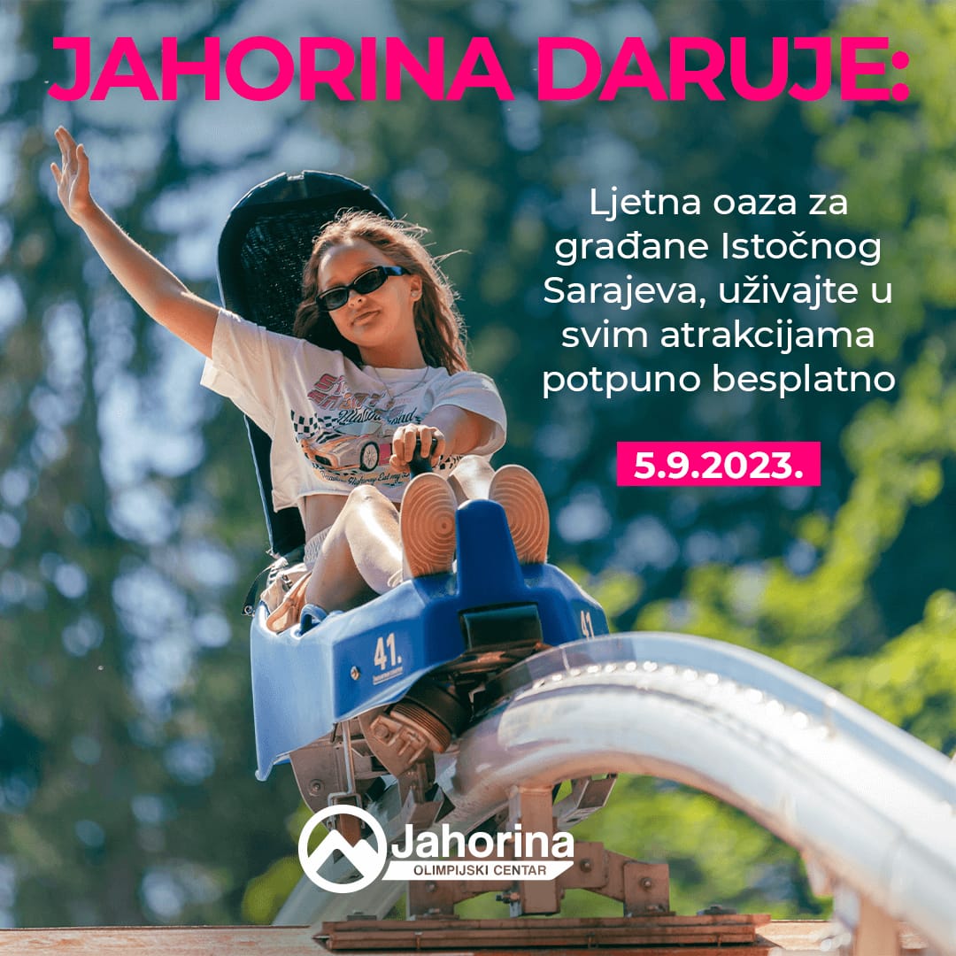 Ljetna oaza za građane Istočnog Sarajeva, 5. 9. 2023. uživajte u svim atrakcijama potpuno besplatno!