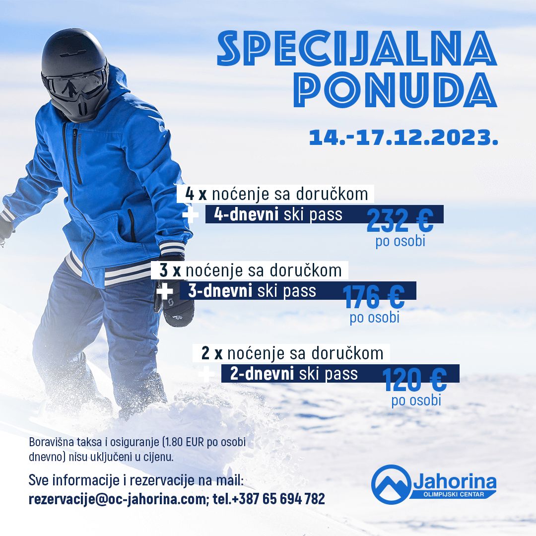 OC “Jahorina” and Maxwell – special offer
