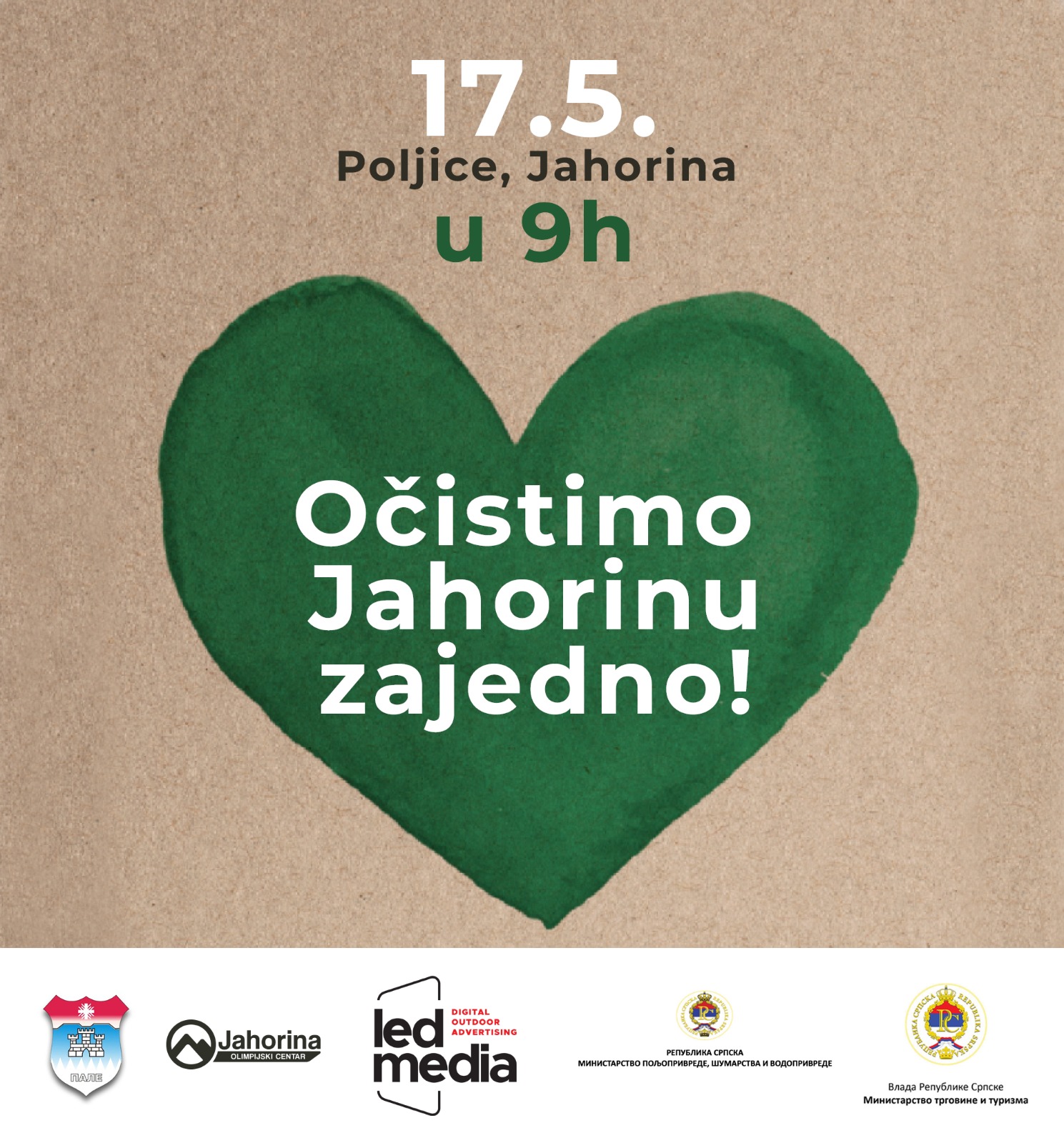 Akcija – Očistimo Jahorinu zajedno!