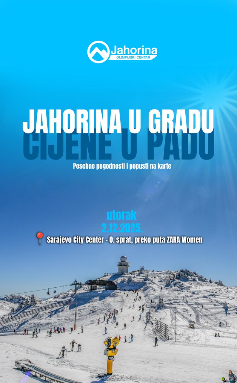 JAHORINA DOLAZI U SARAJEVO – EKSKLUZIVNI POPUSTI NA SKI KARTE!